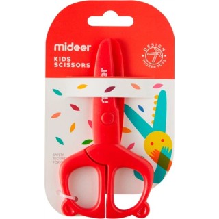 Mideer Nůžky se zaoblenou špičkou červené