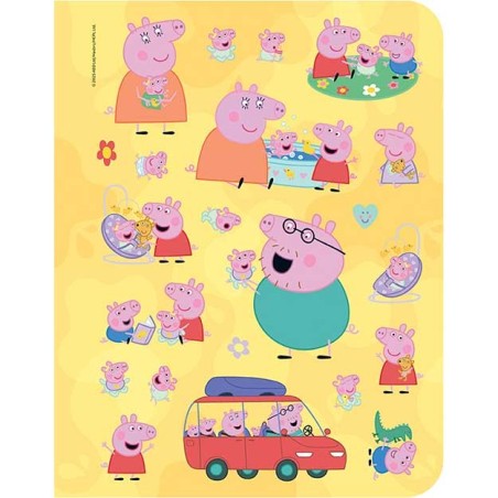 Jiri Models 100 samolepek s omalovánkami Prasátko Peppa