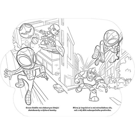 Jiri Models Moje tvarované omalovánky Spidey