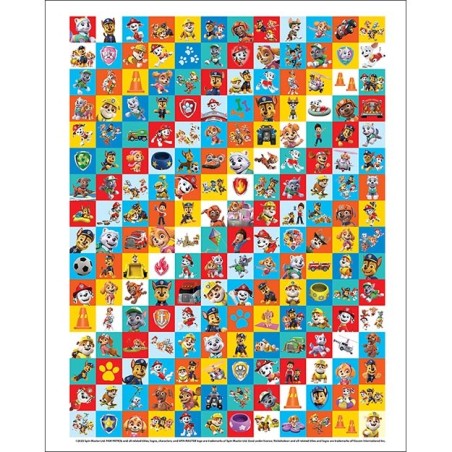 Jiri Models 1000 samolepek s aktivitami Tlapková patrola