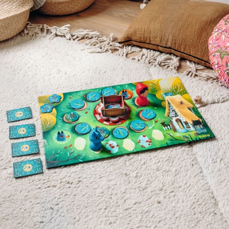 DJECO Stolní Hra Červená Karkulka