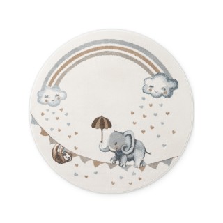 Villeroy & Boch Dětský kusový koberec Boho Kids 106304 Cream Multicolor  kruh