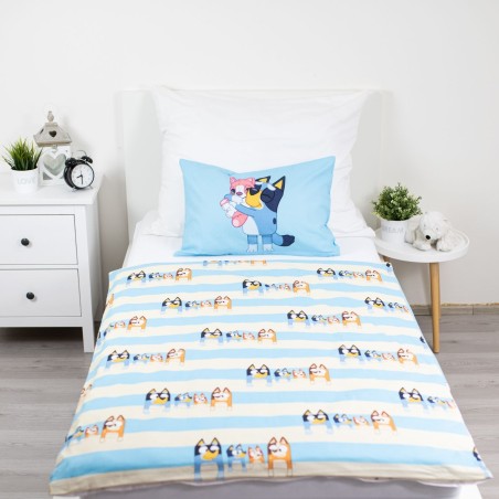 Jerry Fabrics Dětské povlečení do postýlky Bluey baby 100x135, 40x60 cm