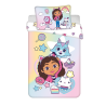 Jerry Fabrics Dětské povlečení do postýlky Gabbys Dollhouse Sugar dream baby 100x135, 40x60 cm