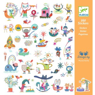DJECO Samolepky Postavičky Djeco