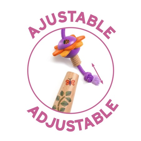 DJECO Barevné švihadlo Florita