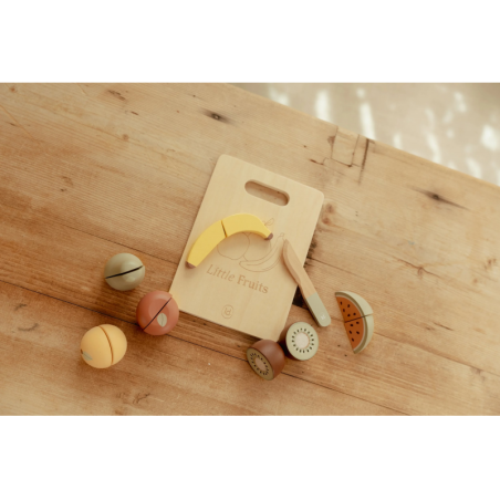 Little Dutch Krájecí ovoce dřevěné