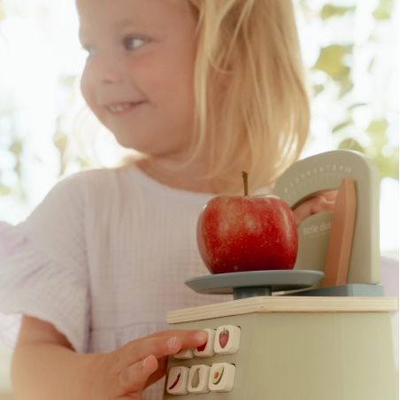 Little Dutch Dřevěná kuchyňská váha