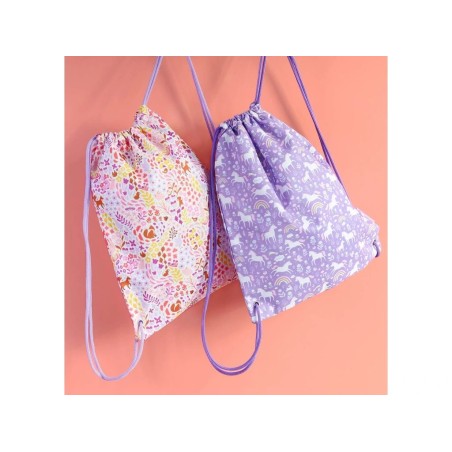 A Little Lovely Company Dětský sportovní pytel květinová zahrada