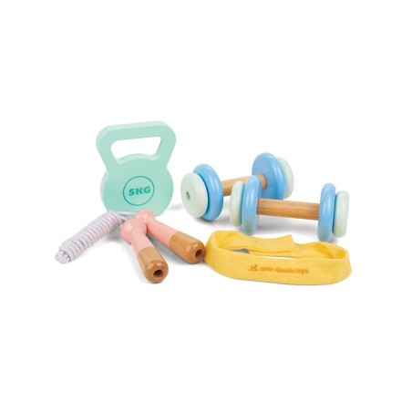 New Classic Toy Dřevěná fitness sada