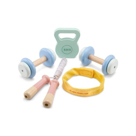 New Classic Toy Dřevěná fitness sada