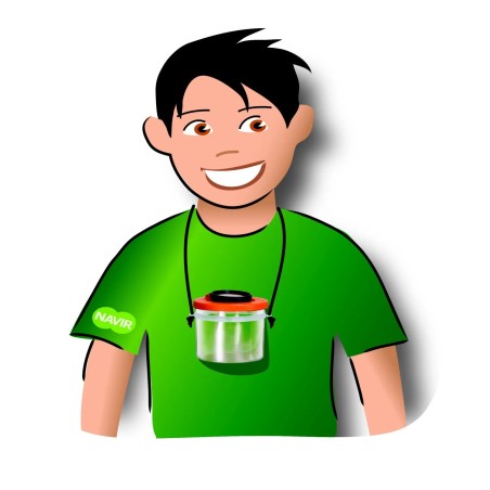 Navir Kelímek s dvojitou lupou na pozorování hmyzu