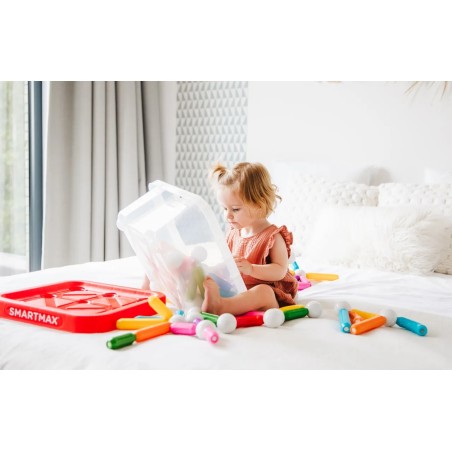 SmartMax Magnetická stavebnice Kontejner 100 ks