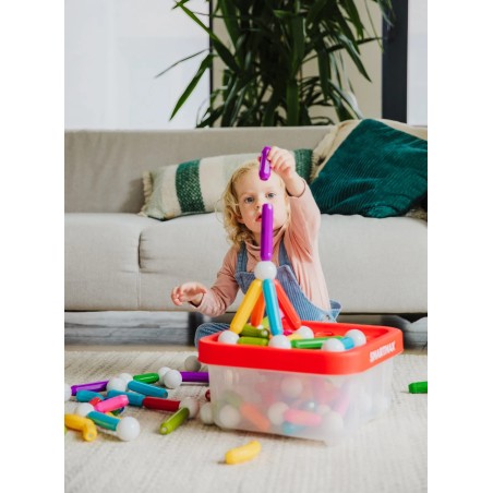 SmartMax Magnetická stavebnice Kontejner 100 ks