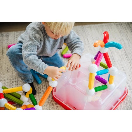 SmartMax Magnetická stavebnice Kontejner 100 ks