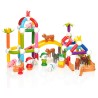 SmartMax Magnetická stavebnice Kontejner Farmářská sada XXL 116 ks