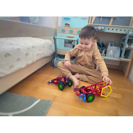 GeoSmart Magnetická stavebnice RoboRacer 36 ks