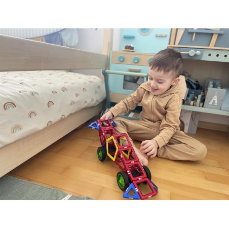 GeoSmart Magnetická stavebnice RoboRacer 36 ks