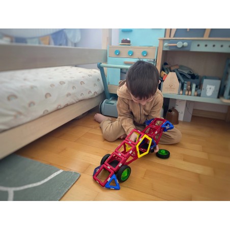 GeoSmart Magnetická stavebnice RoboRacer 36 ks