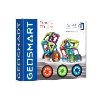 GeoSmart Magnetická stavebnice Space truck 42 ks