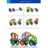 GeoSmart Magnetická stavebnice Space truck 42 ks