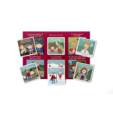 4bambini Vzdělávací hra Dávej bacha! aneb Bezpečný start do života