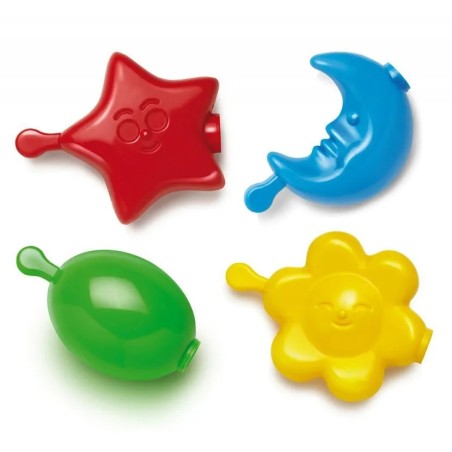 Quercetti Barevné spojovatelné tvary Daisy Collana