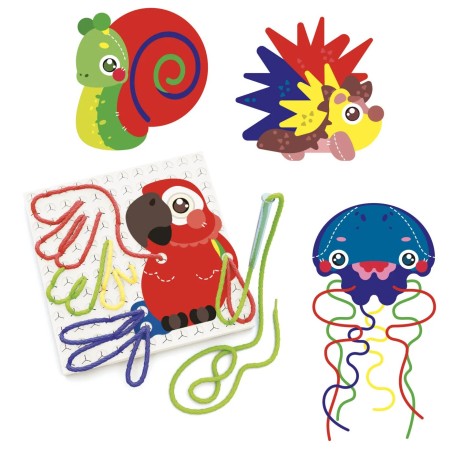 Quercetti Fanta Filo Zoo vyšívací sada