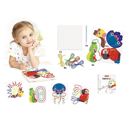 Quercetti Fanta Filo Zoo vyšívací sada