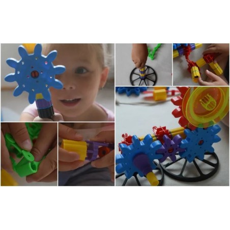 Quercetti Georello 3D Gear Tech 266 dílů