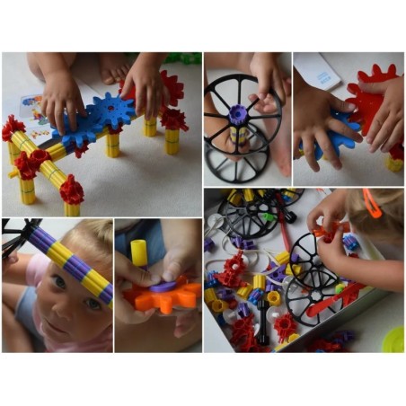 Quercetti Georello 3D Gear Tech 266 dílů