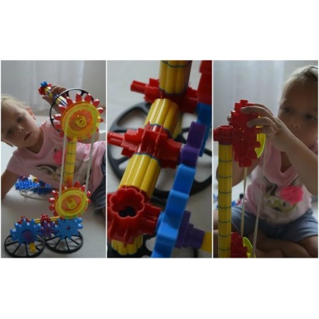 Quercetti Georello 3D Gear Tech 266 dílů