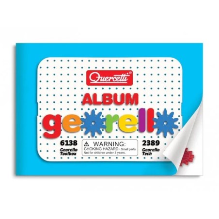 Quercetti Georello 3D Gear Tech 266 dílů