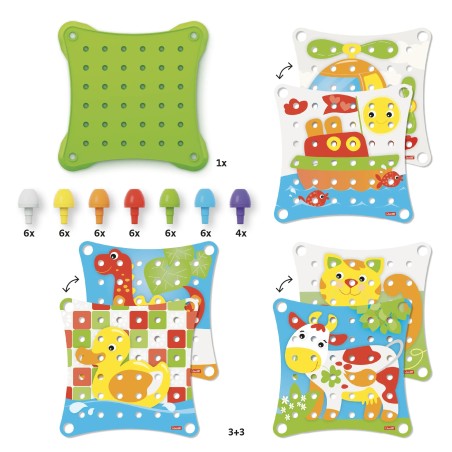 Quercetti Jumbo Peggy mozaika