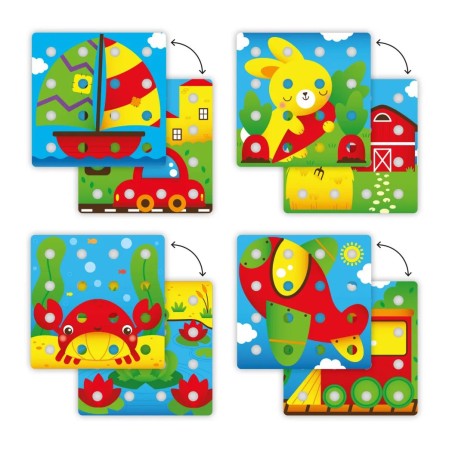 Quercetti Jumbo Peggy mozaika 20 ks