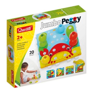 Quercetti Jumbo Peggy mozaika 20 ks