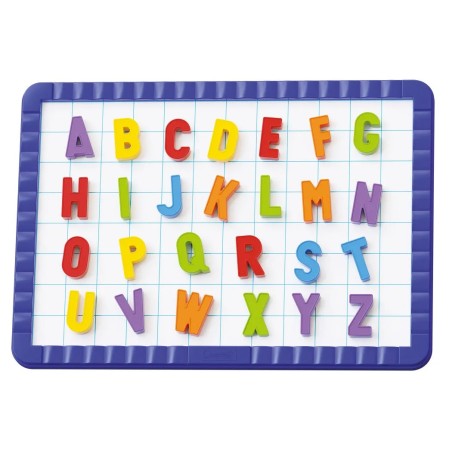 Quercetti Magnetická tabule s písmeny 48 ks magnetů