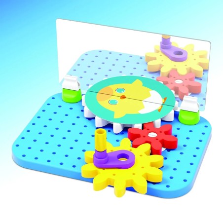 Quercetti Mirrorello ozubená kolečka se zrcadlem