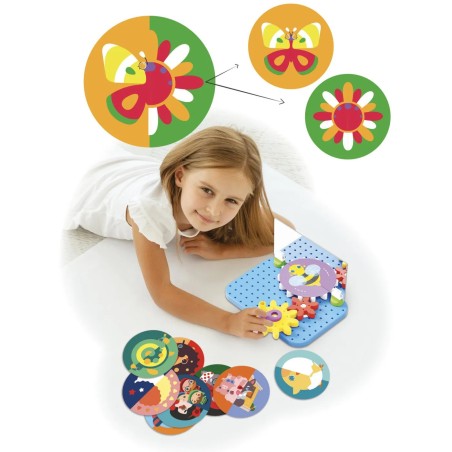 Quercetti Mirrorello ozubená kolečka se zrcadlem