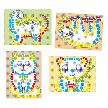 Quercetti Mozaika Fantacolor Tab 150 ks zvířátka