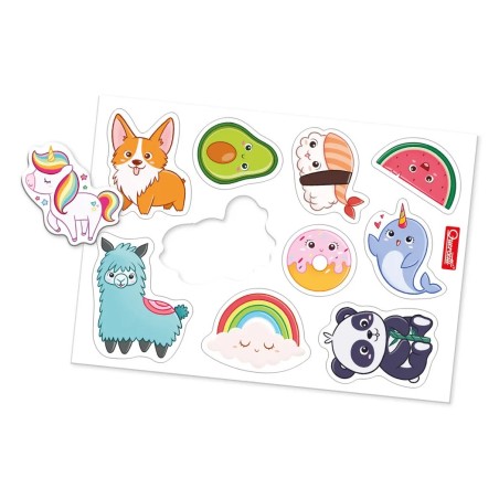 Quercetti Oboustranná magnetická tabule s písmeny 58 ks magnetů