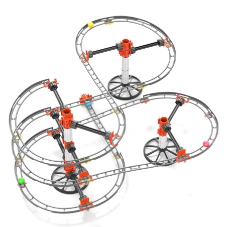 Quercetti Skyrail startovací set horská dráha pro kuličky 96 ks