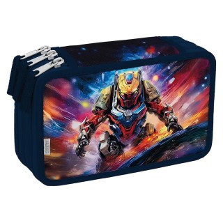 Helma 365 Školní penál třípatrový Unimonster