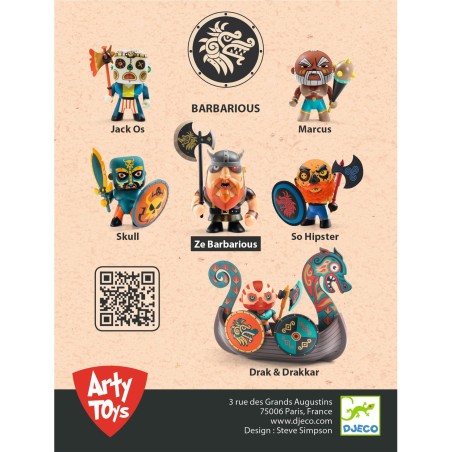 DJECO Arty toys figurka Ze Barbarious