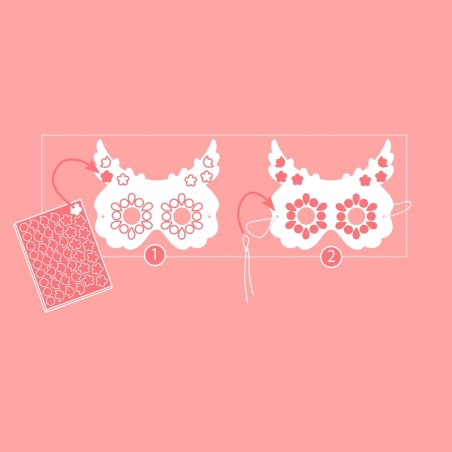 DJECO DIY Kreativní sada Masky lesní zvířaty