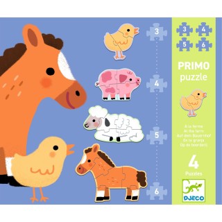DJECO Puzzle Primo Na farmě