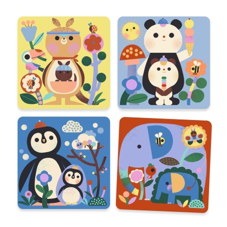 DJECO Vodní omalovánky Zvířecí miminka