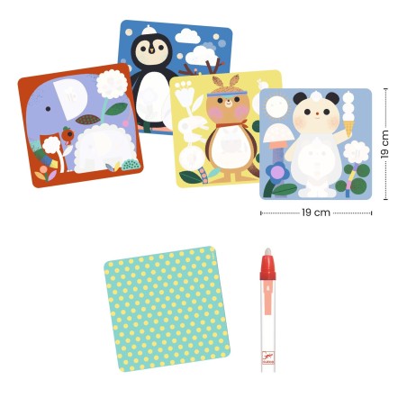 DJECO Vodní omalovánky Zvířecí miminka