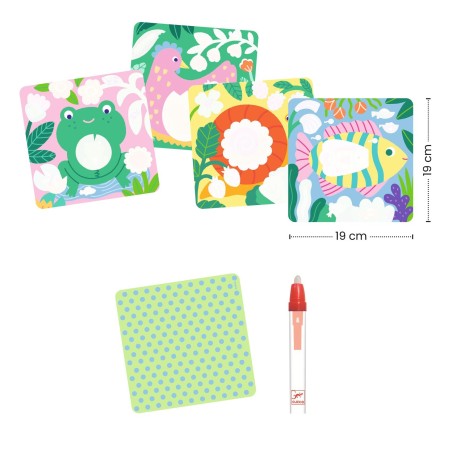 DJECO Vodní omalovánky Zvířátka v zahradě