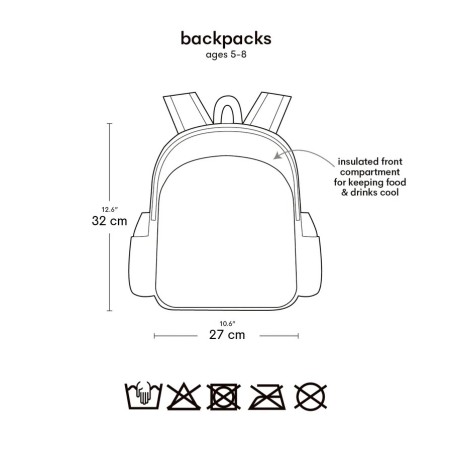 A Little Lovely Company batůžek do školky jednorožci a duha